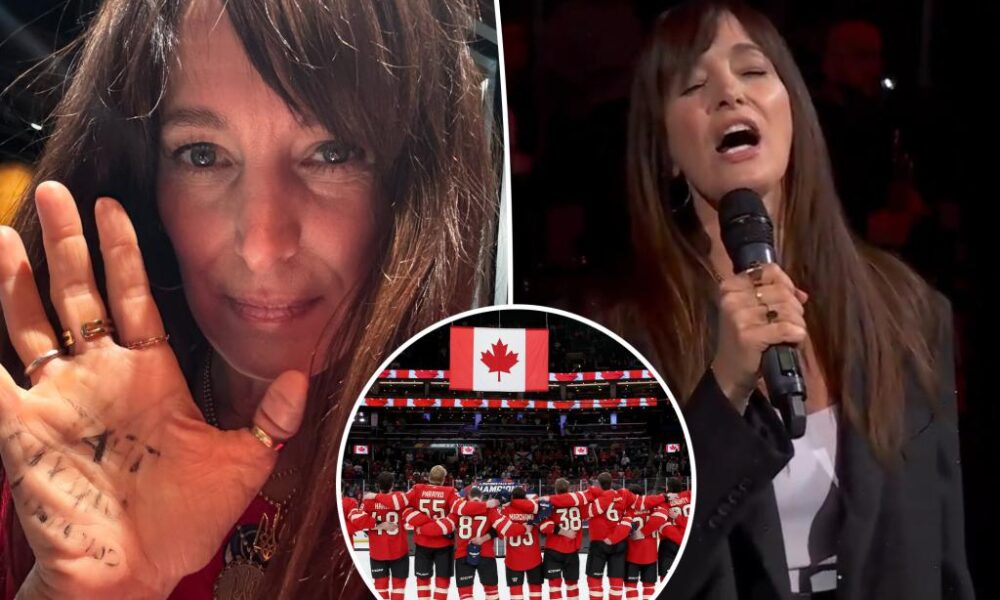 Canadian anthem singer Chantal Kreviazuk breaks silence after she changed ‘O Canada’ lyric during 4 Nations Face-Off final