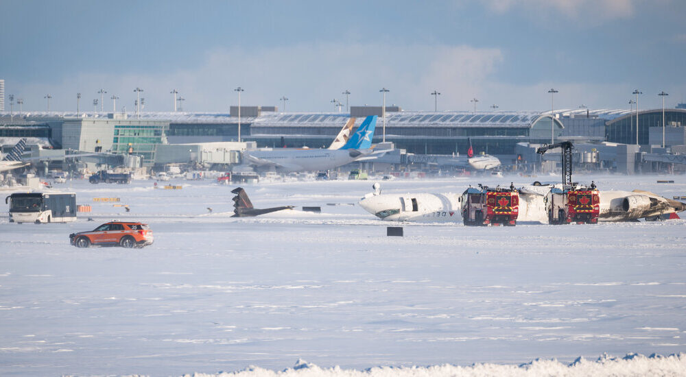 Delta Plane Crashes at Toronto Airport While Landing