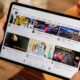 YouTube interface on a tablet - Streaming lifestyle shot