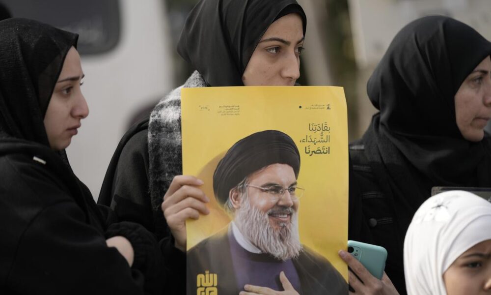 Hezbollah chief says slain predecessor Nasrallah to be buried February 23