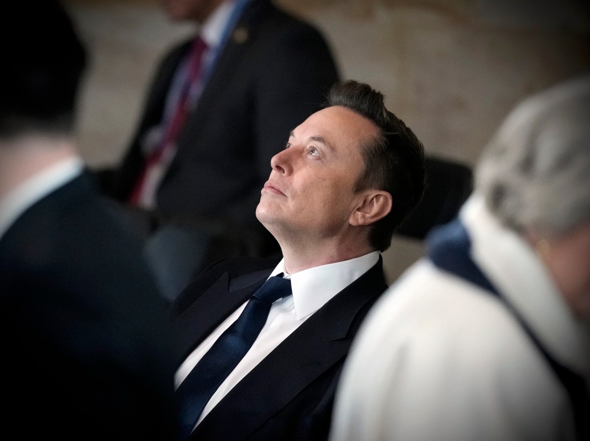 Tesla and SpaceX CEO Elon Musk attends the inauguration of President Donald Trump at the U.S. Capitol Rotunda on January 20, 2025 in Washington, DC.