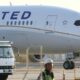 United Airlines flight evacuated after engine sparks fire on wing during takeoff at Houston airport