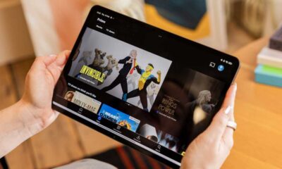 Amazon Prime Video interface on a tablet - Streaming lifestyle shot