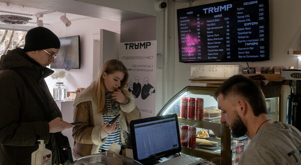 At Ukraine’s Trump-Themed Cafe, Patrons Demand a Name Change