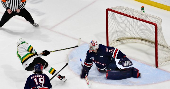 Cowan’s hat trick gives London Knights a 4-3 overtime victory over the Oshawa Generals - London