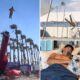 Frightening moment California daredevil’s human cannonball stunt goes wrong in front of stunned crowd