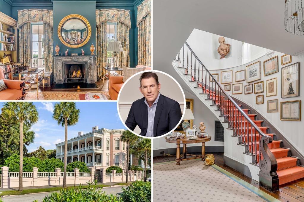 Thomas Ravenel's family mansion in South Carolina sells