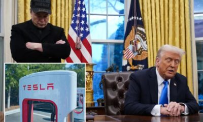 Trump announces he'll buy brand new Tesla to support Elon Musk's 'baby' following boycotts, dropping stock