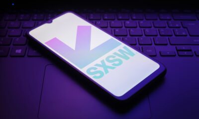 The South by Southwest (SXSW) logo appears on a smartphone screen