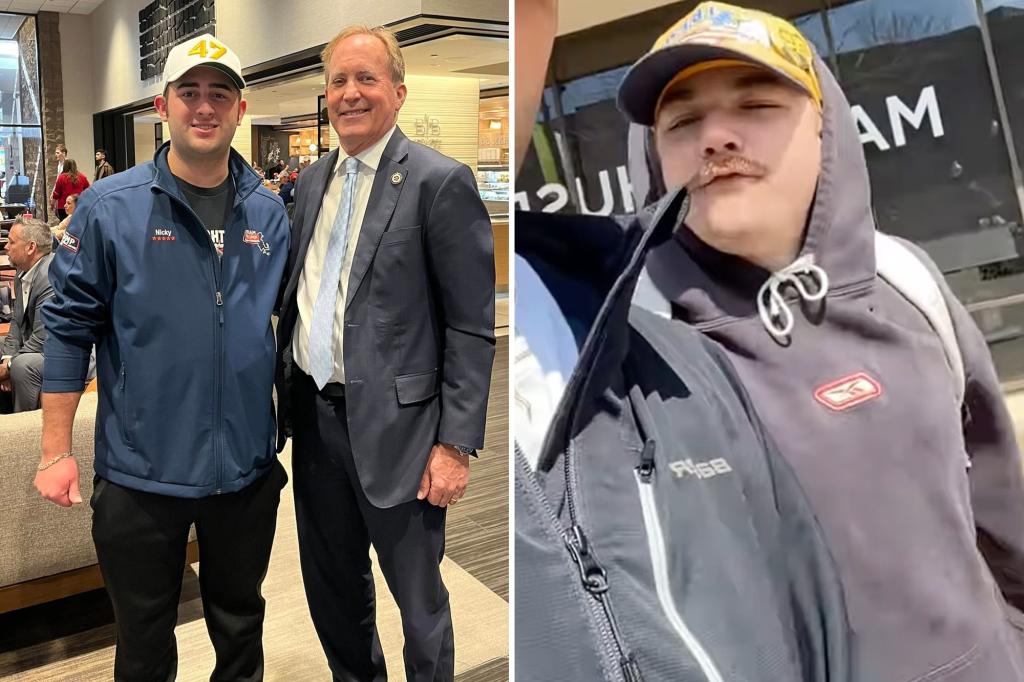 Boston Republican confronted in viral video over '47' hat