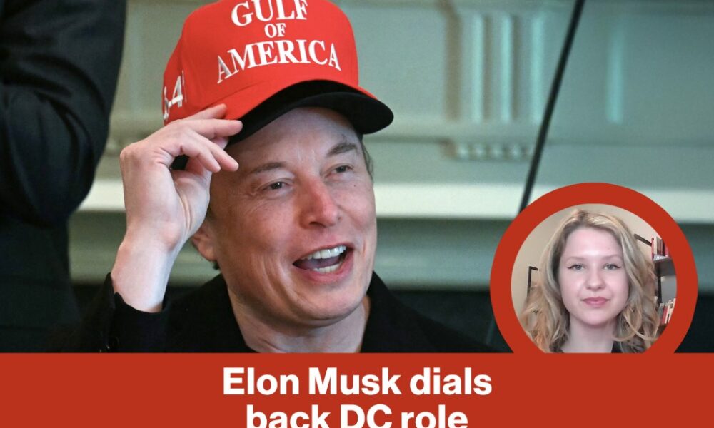 Elon Musk dials back DC role | Reporter Replay (Video)