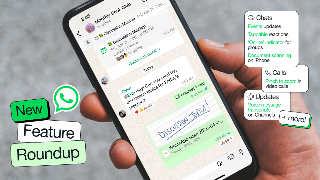 Whatsapp new features
