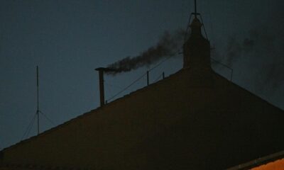 Black smoke signals no pope elected at first conclave vote