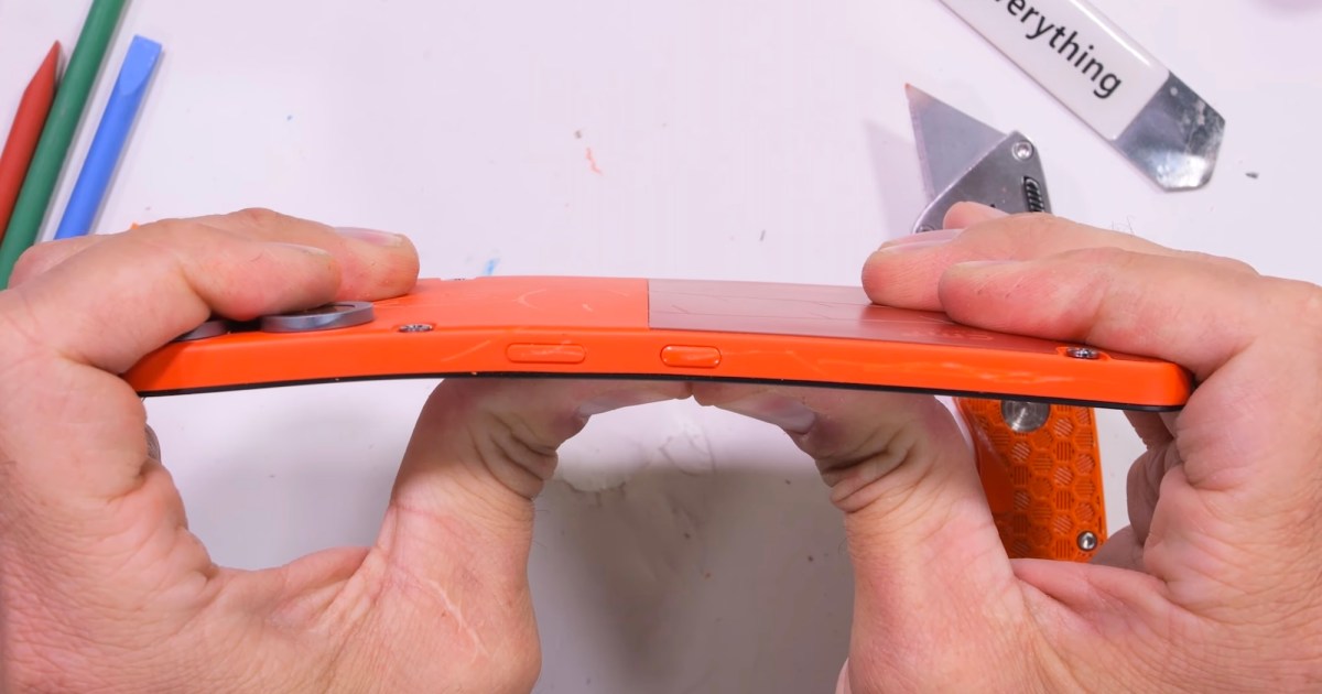 Does Nothing's new CMF phone bend or break in durability test?