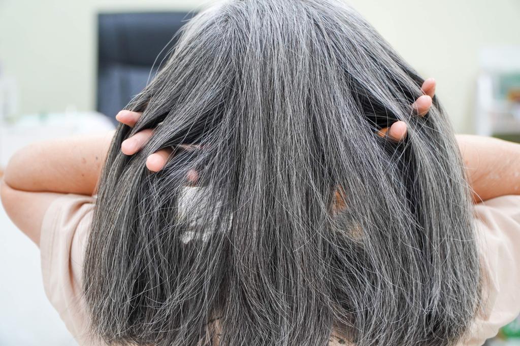 Does coloring one's hair impact affection in a relationship?