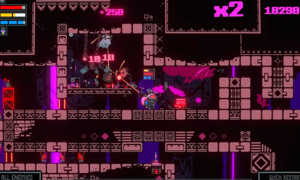Haneda Girl is a furiously retro breach-and-clear murderbox starring one girl and her mecha