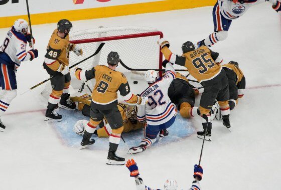 Oilers beat Golden Knights 1-0 in OT, in Game 5, to reach W.C. Final - Edmonton