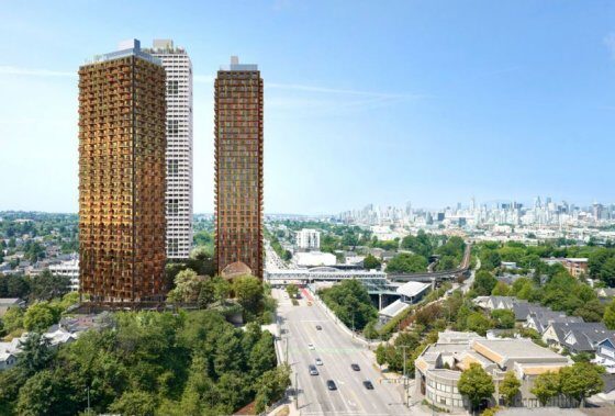 Plan for 3 towers next to Commercial-Broadway station finally heads to public hearing - BC