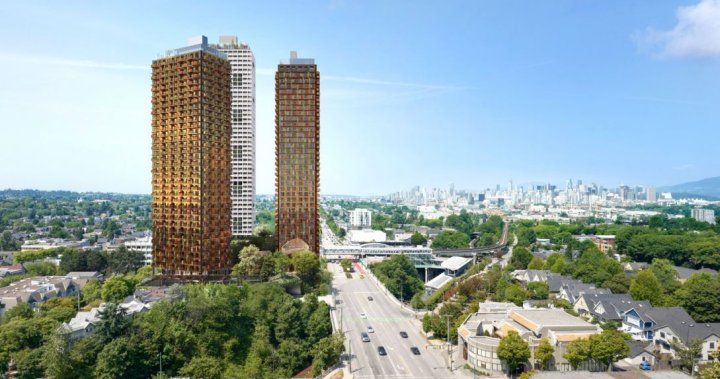 Plan for 3 towers next to Commercial-Broadway station finally heads to public hearing - BC
