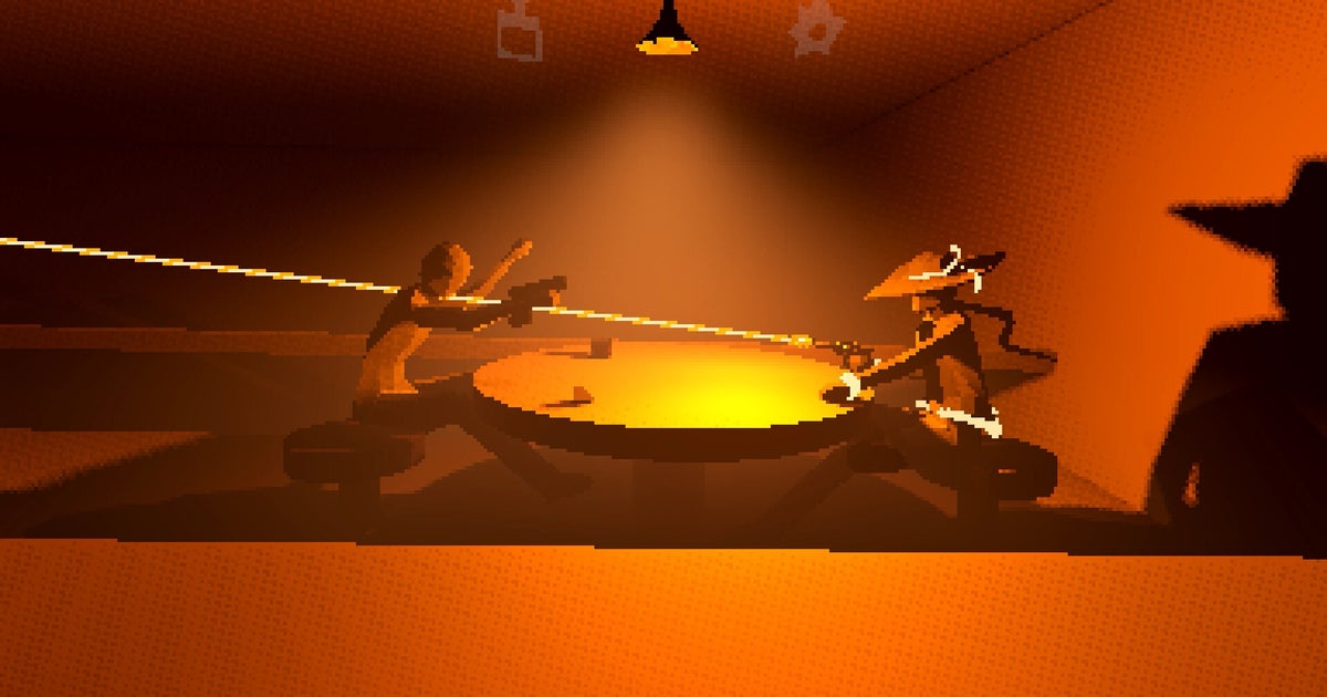 Someone made a Rock Paper Shotgun game. Well, pistol anyway