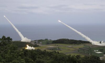 Taiwan holds first live-fire of U.S. high-tech rocket systems