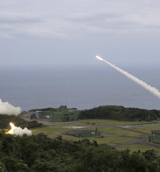 Taiwan holds first live-fire of U.S. high-tech rocket systems