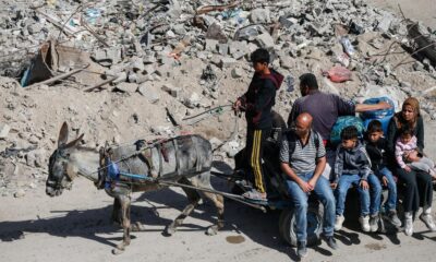 ‘We’re looking at Gaza. A lot of people are starving,’ says Trump